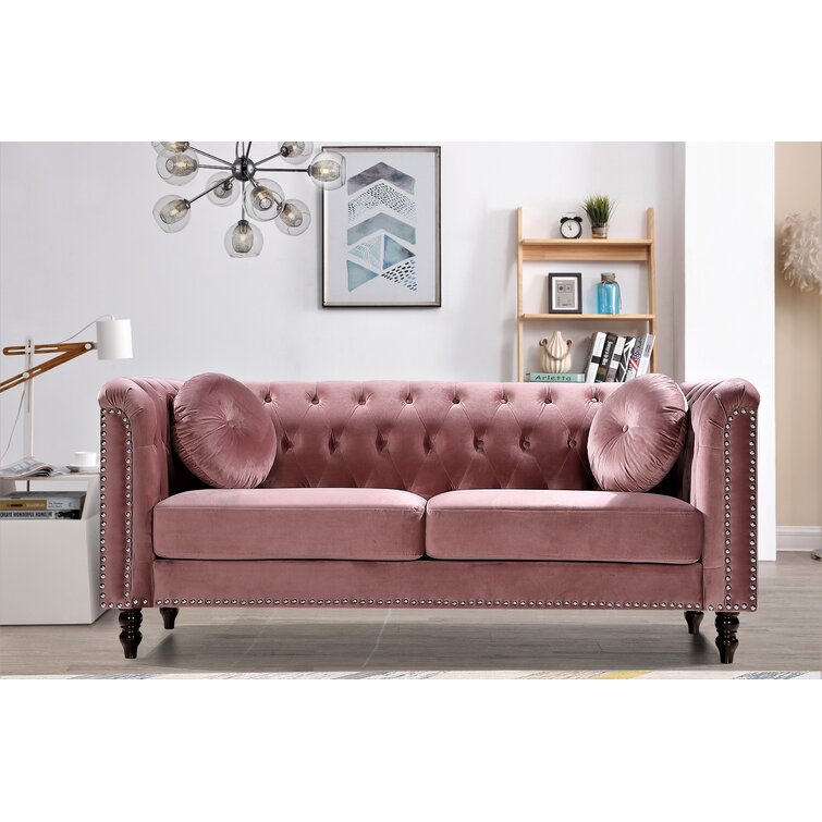 Velvet deals sofa wayfair